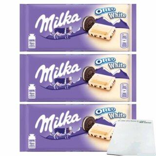 Milka Oreo White 3er Pack (3x100g Tafel) + usy Block
