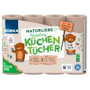 Edeka Recycling Küchentücher 3lg. 4x128 Blatt...