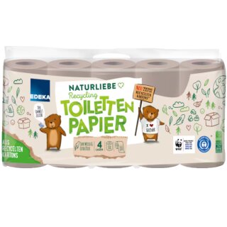 EDEKA Recycling Toilettenpapier 4lg. 10x200 Blatt