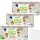 EDEKA Recycling Toilettenpapier 4lg. 10x200 Blatt 3er Pack + usy Block