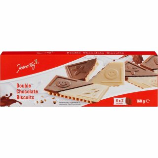 Jeden Tag Double Chocolate Biscuits (160g)