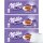 Milka Alpen-Milchcreme 3er Pack (3x100g Tafel) + usy Block