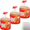 Jeden Tag Karamell-Sirup Waffeln 3er Pack (3x400g Packung) + usy Block