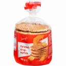 Jeden Tag Karamell-Sirup Waffeln 3er Pack (3x400g Packung) + usy Block