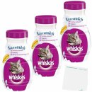 Whiskas Katzenmilch 3er Pack (3x200ml Flasche) + usy Block