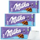 Milka Luflee 3er Pack (3x90g Tafel) + usy Block