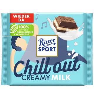 Ritter Sport Vielfalt Chill out Creamy Milk 3er Pack (3x100g Packung)