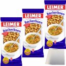 Leimer Backerbsen 3er Pack (3x200g Packung) + usy Block