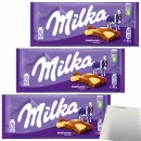 Milka Kuhflecken 3er Pack (3x90g Tafel) + usy Block