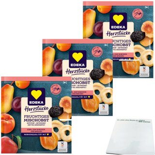 EDEKA Mischobst 5Frucht 3er Pack (3x200g Beutel) + usy Block