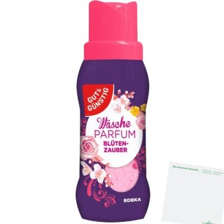 Gut&Günstig Wäscheparfüm Blütenzauber (210g Flasche) + usy Block