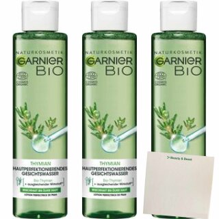 Garnier Hautperfektionierendes Gesichtswasser 3er Pack (3x150ml Flasche) + usy Block