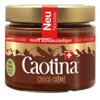 Caotina Schokoladen Creme Palmölfrei 3er Pack (3x300g Glas)