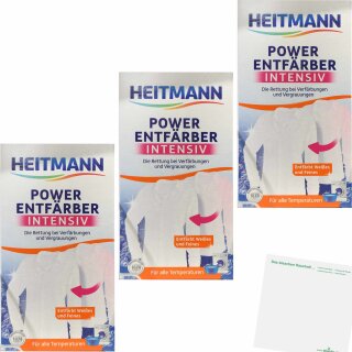 Heitmann Power-Entfärber Intensiv 3er Pack (3x250g Box) + usy Block