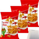 Jeden Tag Tortilla Chips Chili 3er Pack (3x300g Packung)...