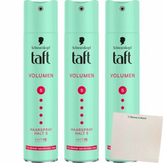 Schwarzkopf DWT Haarspray Volumen Halt 5 3er Pack (3x250ml Dose) + usy Block