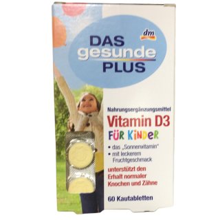 Das gesunde Plus Vitamin D3 für Kinder (60 St)