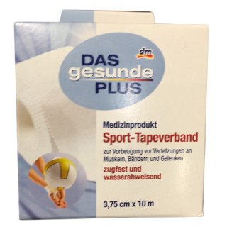 DAS gesunde PLUS Sport-Tapeverband 3,75cm x 10m (1St)