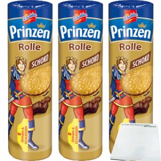 DeBeukelaer Prinzenrolle 3er Pack (3x400g Packung) + usy Block