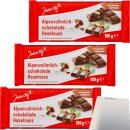 Jeden Tag Schokolade Alpenvollmilch Haselnuss 3er Pack...