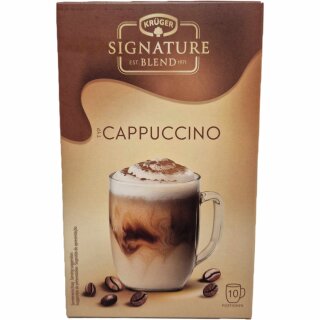 Krüger Signature Blend Cappuccino (140g Packung, 10 Portionen)