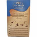 Krüger Signature Blend Cappuccino Weniger Süß 3er Pack (3x125g Packung, 30 Portionen) + usy Block
