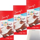 Jeden Tag Schoko-Milch-Riegel 3er Pack (3x200g Packung) + usy Block