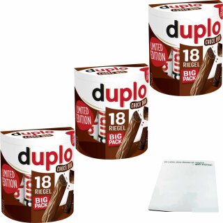 Duplo Choco Duo Big Pack T18 3er Pack (3x327,6g Packung) + usy Block