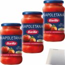 Barilla Napoletana Sauce 3er Pack (3x400g Glas) + usy Block