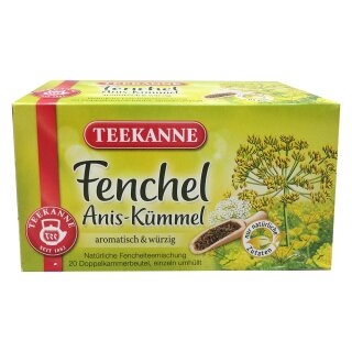 Teekanne Fixfenchel Anis Kümmel 4er Pack (4x60g Packung)