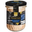 EDEKA Genussmomente Weisser Thun Filets in eigenem Saft und Aufguss 3er Pack (3x190g Glas) + usy Block