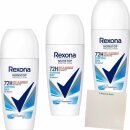 Rexona Nonstop Protection Deo Roll-On Cotton Dry 3er Pack...