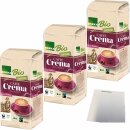 Edeka Caffe Crema 100% Arabica ganze Bohnen 3er Pack...