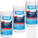 medi Pool Chlor Plus Chloreiche Wasserpflege 3er Pack...