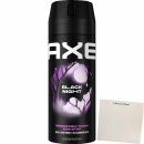 Axe Bodyspray Black Night (150ml Dose) + usy Block
