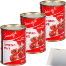 Jeden Tag Tomatenmark 2-Fach konzentriert 3er Pack (3x140g Dose) + usy Block