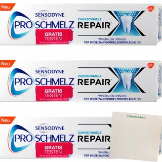 Sensodyne Pro Schmelz Repair 3er Pack (3x75ml) + usy Block