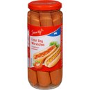 Jeden Tag Hot Dog Würstchen 3er Pack (3x6x50g Glas)...