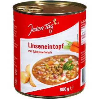 Jeden Tag Linseneintopf (800g Dose)