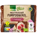 Edeka Bio westfälischer Pumpernickel (250g Packung) MHD 15.07.2025 Restposten Sonderpreis