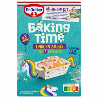 Dr. Oetker Baking Time Einhorn Zauber (300g Packung)