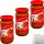Jeden Tag Pesto Rosso 3er Pack (3x190g Glas) + usy Block