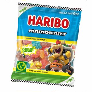 Haribo Super Mario Kart Sauer (160g Beutel)