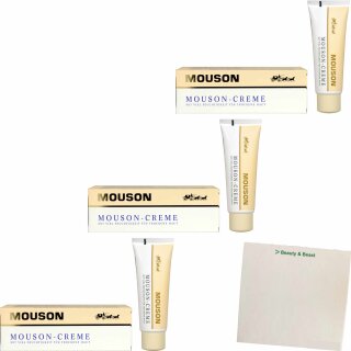 Mouson Creme mit Feuchtigkeit 3er Pack (3x75ml Tube) + usy Block