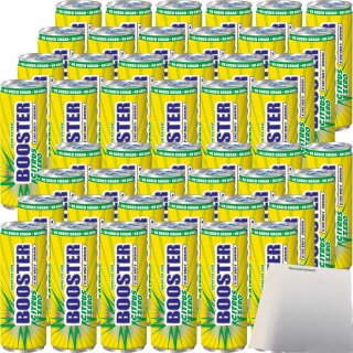 Booster Energy Drink Citrus Zero DPG 2er Pack (48x330ml Dose) + usy Block