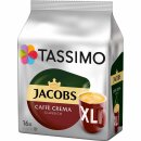 Tassimo Jacobs Caffè Crema Classico XL VPE 5er Pack (5x16 Kapseln 5x132,8g Packung) + usy Block
