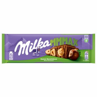 Milka Ganze Haselnüsse (250g Großtafel)