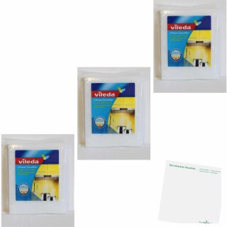 Vileda 2-Phasen Dunstfilter 3er Pack (3x1Stk 50g Packung) + usy Block