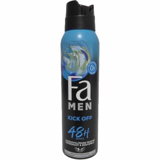 Fa Men Men Kick Off 48h Schutz (150ml Deodorant & Bodyspray 2in1)