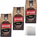 Grand Kaffee Gold 3er Pack (3x500g Beutel) + usy Block